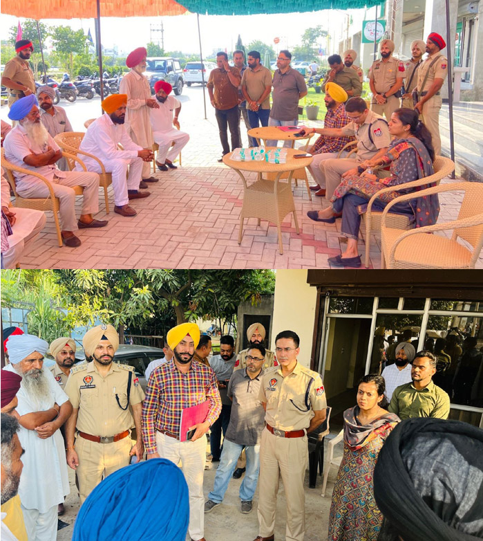 DC and SSP Pay Joint Visit to Farmers to thwart farm fire incidents